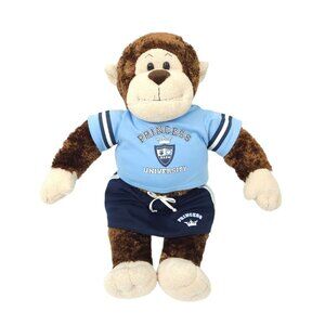 Build A Bear Monkey Plush 18" Stuffed Animal Toy Princess University Outfit
